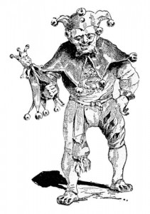 Fig. 1. Grotesque comique surjouant une bouffonnerie. 