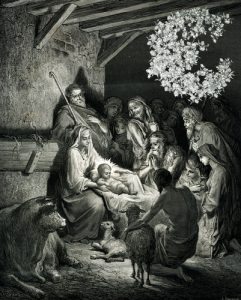 Fig. O. Petit Jésus dans sa crèche. -5 av. lui-même.